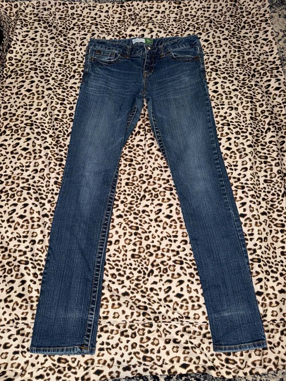 Aeropostale Bayla Skinny Jeans Medium Wash Denim